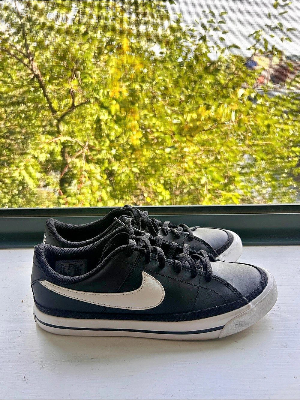 Nike Court Legacy Black & White Sneakers